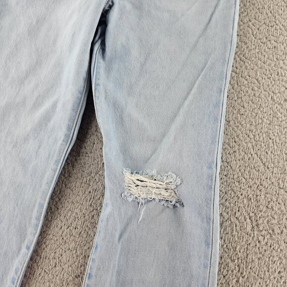Levis Premium Jeans Women‎ 25 (23x27) Blue Wedgie Straight Distressed Light Wash - Picture 4 of 16